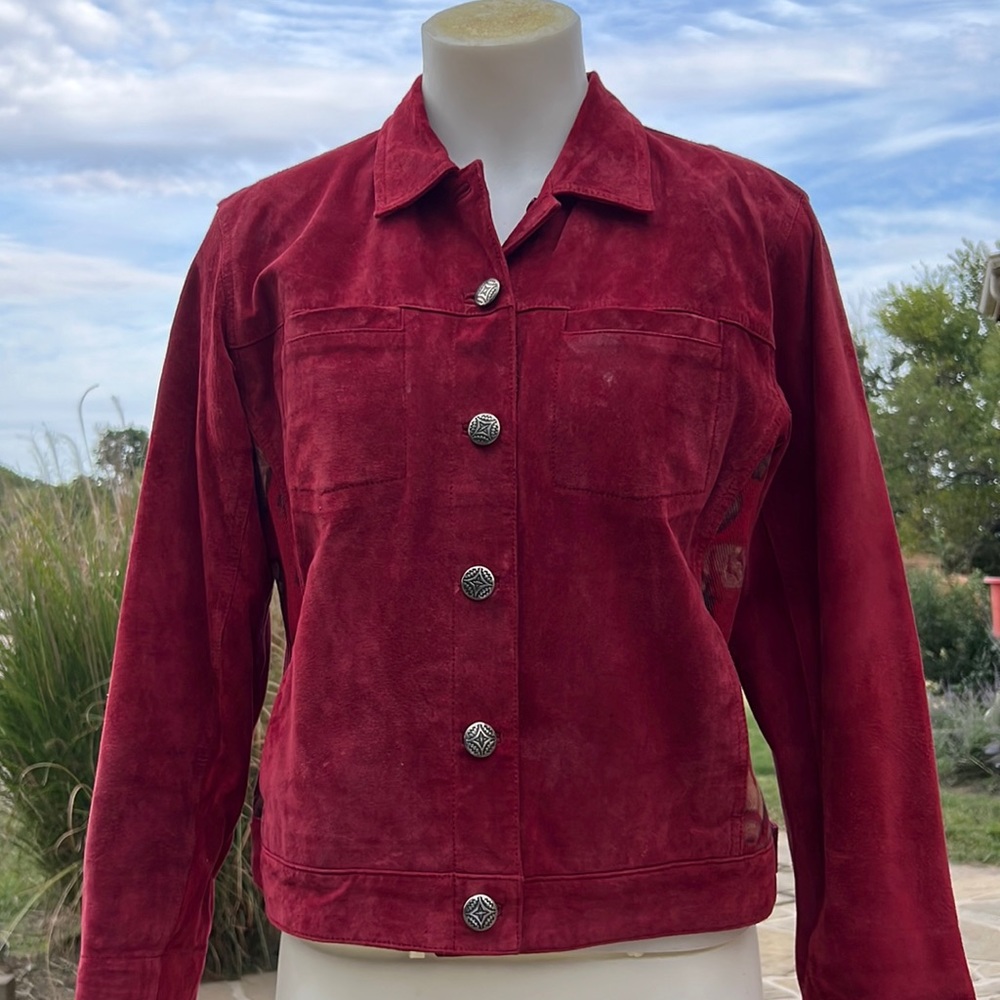 Chicos Leather/Suede jacket